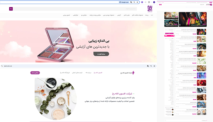 طراحی سایت پروژه لاله رخ توسط دکتر احمدمیرابی 