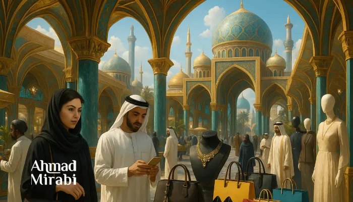 بازاری مجلل با معماری ایرانی-عربی؛ نمادی از آمادگی ایران برای میزبانی برندهای لوکس