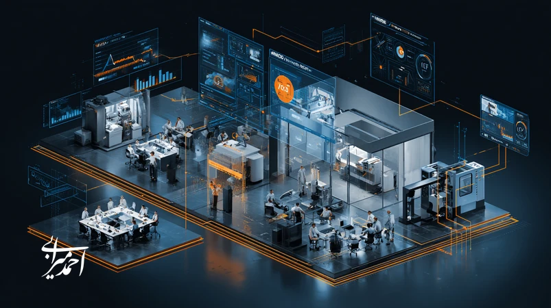 بازاریابی B2B صنعتی در کارخانه با کمیته خرید، داشبورد ABM و ROI، مستندات فنی و نمایشگاه تخصصی برای ساخت برند تولیدی