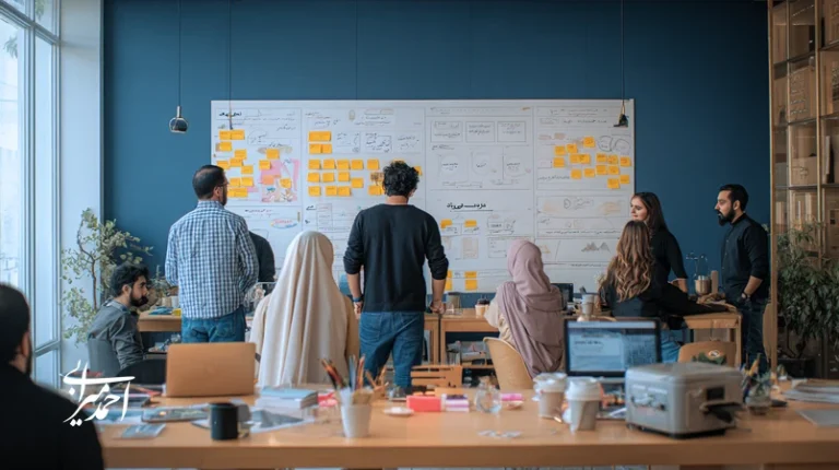 راهنمای جامع برندسازی کسب‌وکارها با نمایش هویت برند، معماری برند، نقاط تماس مشتری و شاخص‌های آگاهی، ترجیح، NPS و ROI برای اعتمادسازی و رشد پایدار.