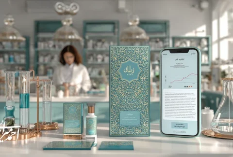 تصویر مفهومی راهبردهای برندینگ صنعت زیبایی و سلامت در بازار ایران با تاکید بر اعتماد مشتری، شفافیت آزمایشگاهی، اثبات اجتماعی و تمایز برند