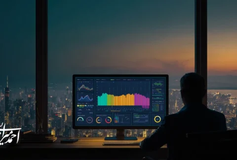 تصویر داشبورد مدیریت ریسک سرمایه‌گذاری با نقشه حرارتی، نمودار VaR، آزمون فشار و نمادهای تنوع‌بخشی ویژه بازار ایران