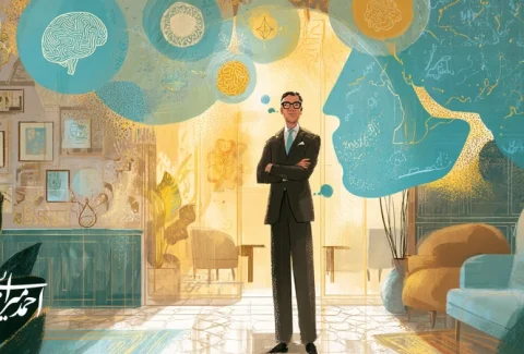 مدیر موفق گردشگری ایرانی در حال توسعه فردی با تمرکز بر خودآگاهی، همدلی و سواد عاطفی برای ارتقای تجربه مهمان و برند.