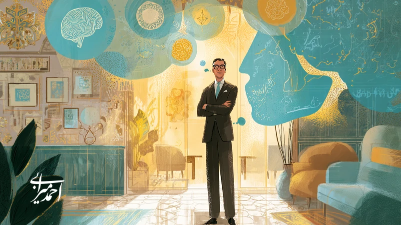 مدیر موفق گردشگری ایرانی در حال توسعه فردی با تمرکز بر خودآگاهی، همدلی و سواد عاطفی برای ارتقای تجربه مهمان و برند.