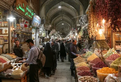 نمایی از بازار ستنی در ایران