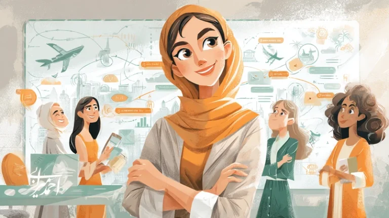 رهبر برند گردشگری در حال هدایت تیم خدمات برای خلق تجربه یکپارچه؛ رهبری در گردشگری، فرهنگ خدمت و استاندارد تجربه برند