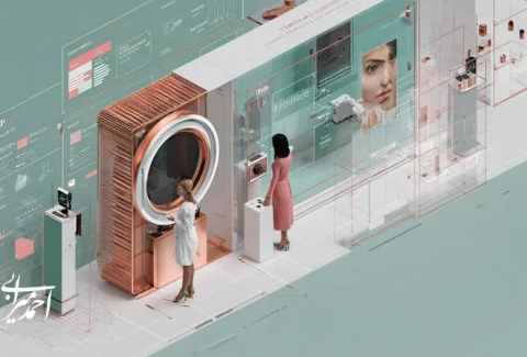 مرکز تجربه برند آرایشی با هوش مصنوعی؛ تشخیص پوست، آینه AR برای تست مجازی میکاپ و داشبوردهای داده؛ آیندهٔ هوش مصنوعی در زیبایی و برندهای آرایشی