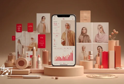 کاور مقاله استراتژی تبلیغات برندهای آرایشی با تاکید بر داستان‌گویی به‌جای تخفیف؛ نمایش تضاد بین برچسب‌های تخفیف و روایت انسانی، همراه با AR و داشبورد داده