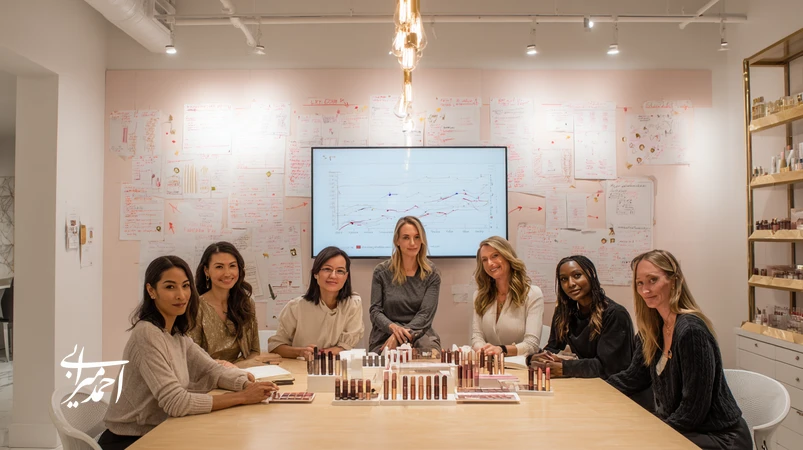 رهبری برند در بازار زیبایی با تیم‌های خلاق؛ داشبورد داده‌محور، اصول زیبایی اخلاقی و نمونه‌سازی محصولات آرایشی برای بهبود تجربه مشتری