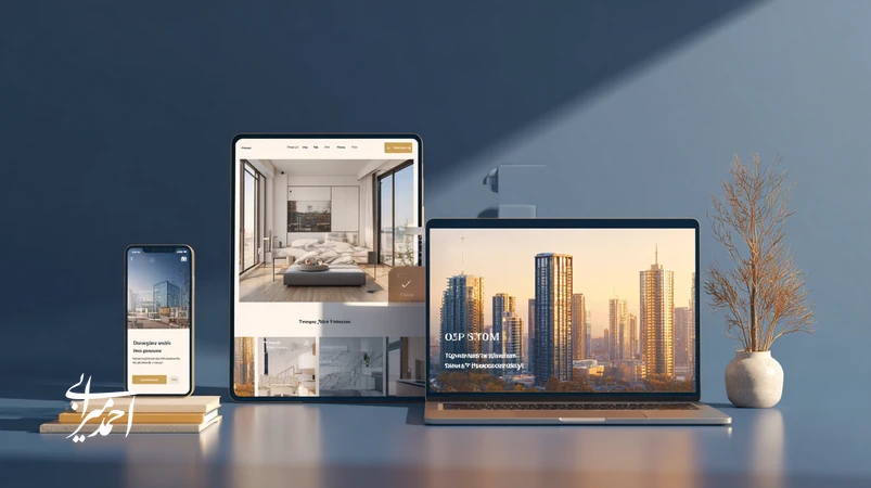 تصویر تحول تبلیغات املاک دیجیتال از آگهی تا تجربه تعاملی با تور مجازی، پلان و پیام‌های پیگیری هدفمند