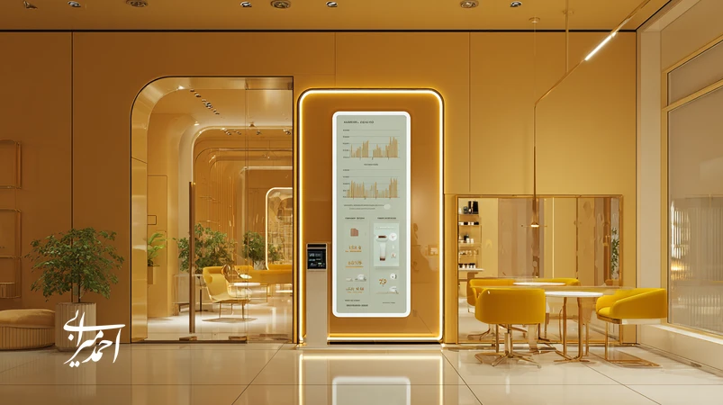 فروشگاه زیبایی آینده در تهران با آینه هوشمند، واقعیت افزوده و داشبورد تحلیل احساس مشتری؛ نمایی از زیبایی دیجیتال و تجربه خرید نوین