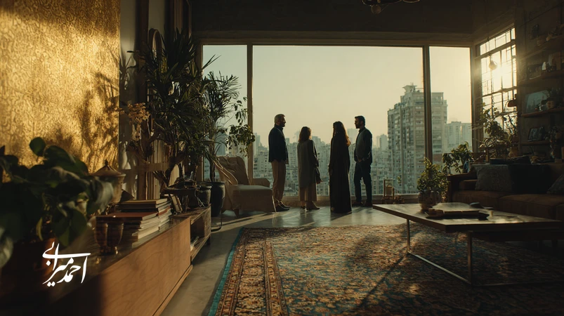 داستانسرایی در تبلیغات املاک؛ خانواده ایرانی در بازدید آپارتمان با روایت تجربهمحور و مدارک شفاف برای ایجاد اعتماد و قیمتپذیری