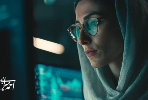 تصویر سرمایه‌گذار هوشمند در حال ارزیابی داده‌محور استارتاپ‌های ایرانی با نمودارهای LTV/CAC، Retention و Burn Multiple؛ راهنمای انتخاب استارتاپ.