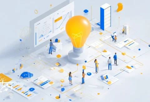 نقشه مسیر سرمایه‌گذاری استارتاپی از ایده تا ارزش‌گذاری با نمایش شاخص‌هایی مانند MVP، CAC/LTV و ROI برای ارزیابی مدل کسب‌وکار و سنجه‌های رشد.