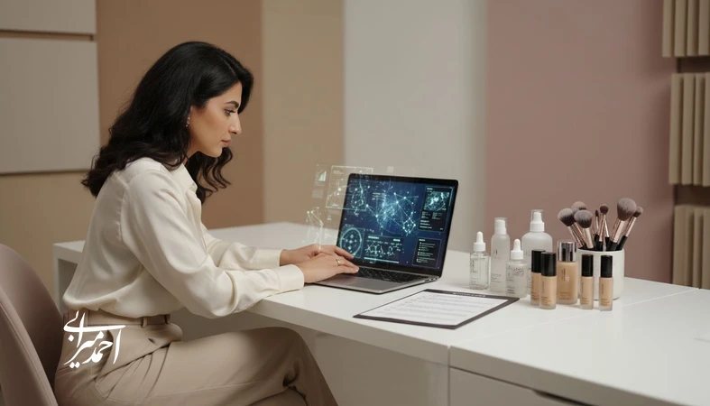 استودیوی تولید محتوای آرایشی با هوش مصنوعی؛ بررسی چک لیست شفافیت و کنترل کیفیت برای حفظ اعتبار برند