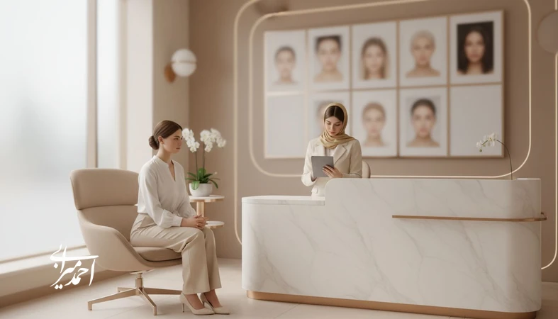 طراحی صفحه خدمات زیبایی با تمرکز بر اعتمادسازی، نمایش قبل و بعد و افزایش رزرو با CTA درست