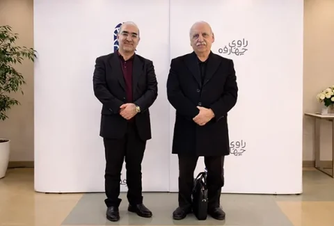 دکتر احمد میرابی به همراه دکتر عبده تبریزی