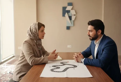 نقشه یادگیری ارتباطات مؤثر برای مشاوران املاک با تمرکز بر شنیدن فعال و اعتمادسازی در جلسه مشاوره