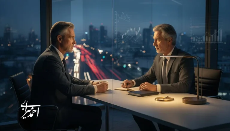 تصویر مفهومی از گذار از شتاب‌زدگی مدیریتی به بلوغ تصمیم‌گیری با نگاه آینده‌نگر و برندمحور