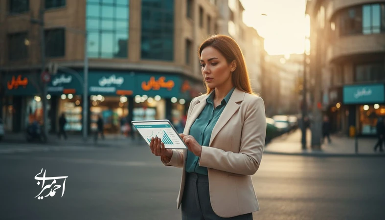 تصویر مفهومی از جایگاه‌سازی در محله‌های شلوغ املاک و تبدیل شدن به انتخاب اول با تحلیل و تمایز