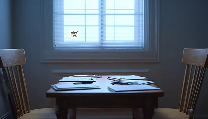 میز کار ساده با اسناد و یادداشتهای مرتبط با طراحی سایت دکتر رضوی؛ نمونهای از فرآیند ساخت هویت دیجیتال توسط دکتر احمد میرابی.