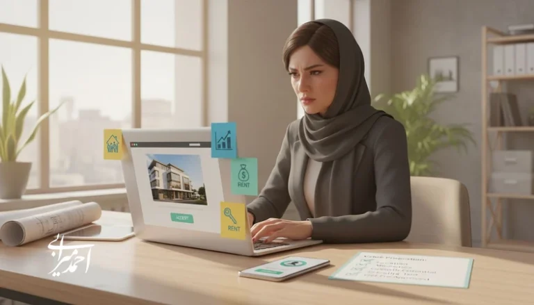 طراحی آگهی املاک بر اساس نیت کاربر با تمرکز بر پیام، پیشنهاد ارزش و CTA برای افزایش تماس