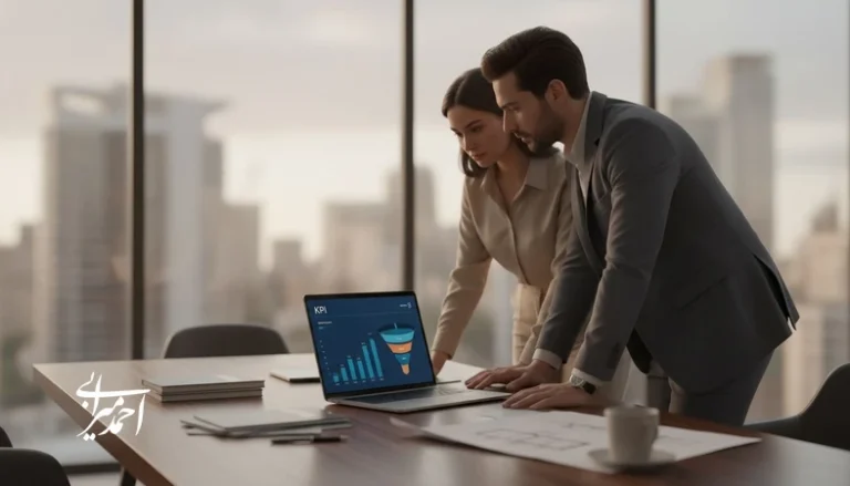 تحلیل داده‌محور قیف فروش املاک با داشبورد KPI برای تبدیل لید سرد به قرارداد