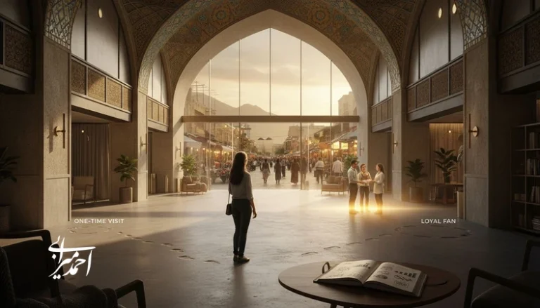 تصویر مفهومی از طراحی وفاداری در گردشگری؛ تبدیل مسافر گذری به مشتری وفادار در اقامتگاه و مقصد گردشگری